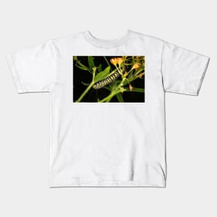 Monarch Caterpillar 3 Kids T-Shirt